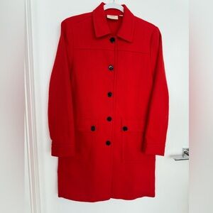 Maeve by Anthropologie red coat